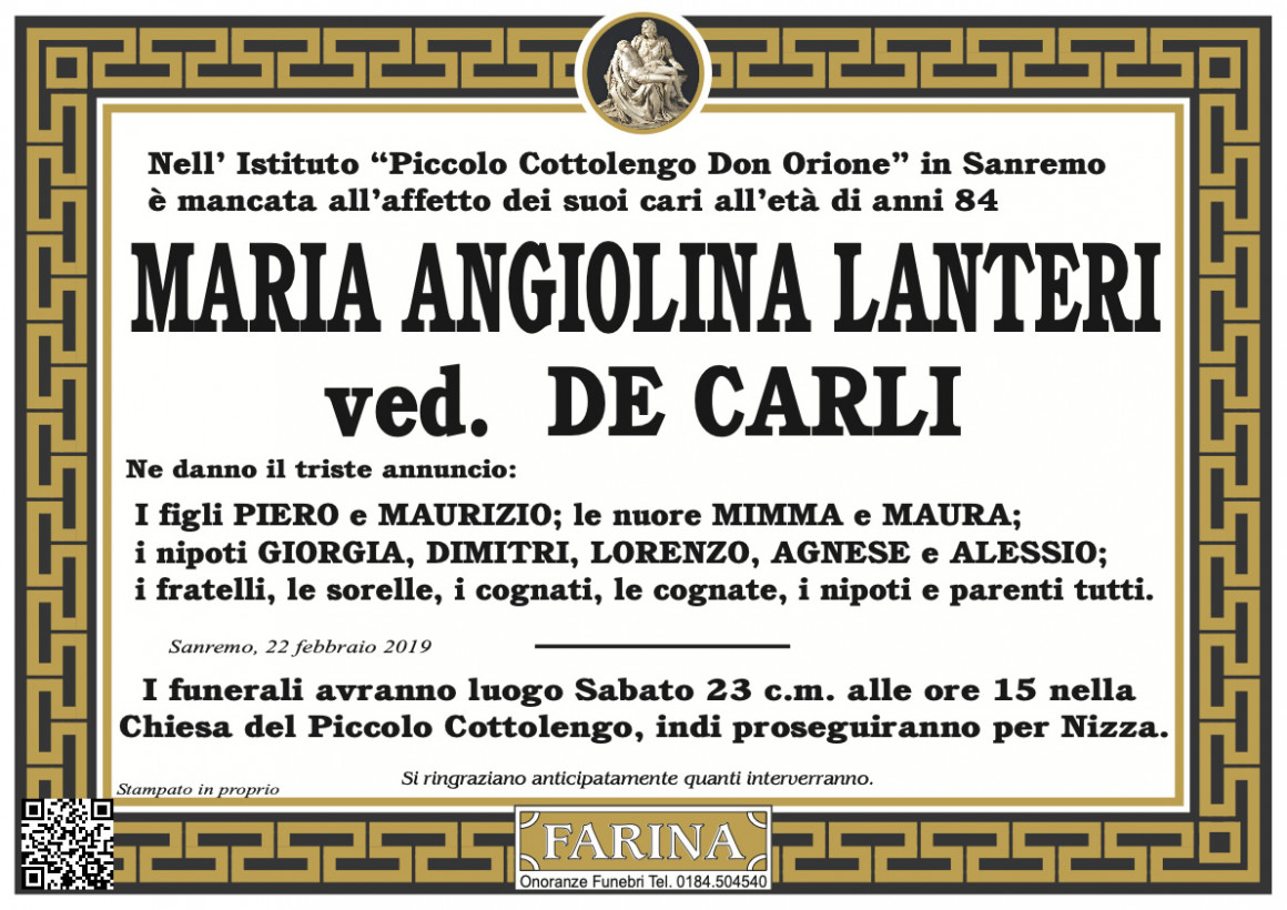 Maria Angiolina Lanteri